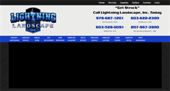 Desktop Screenshot of lightninglandscapeinc.com